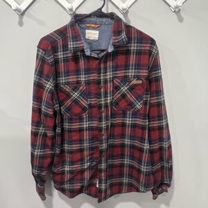 Mens field and stream flannel size large